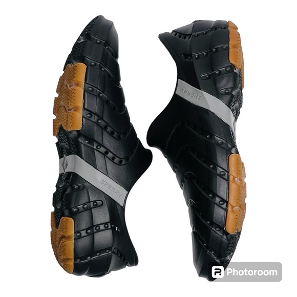 Speedy Top Sider Water Strider Black/Gray Slip On Shoe Women Size 7 - Picture 3 of 14